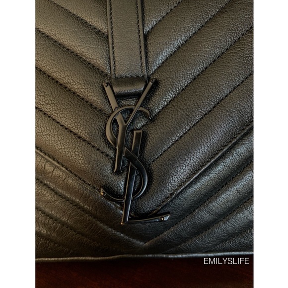 Saint Laurent Collège Medium in Matelassé Leather - Picture 4 of 8